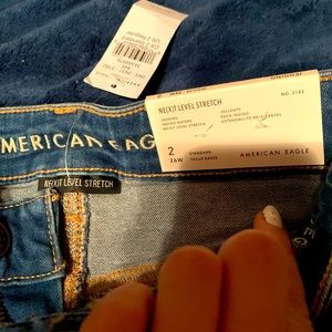 American eagle next level stretch jeans size two. Never worn